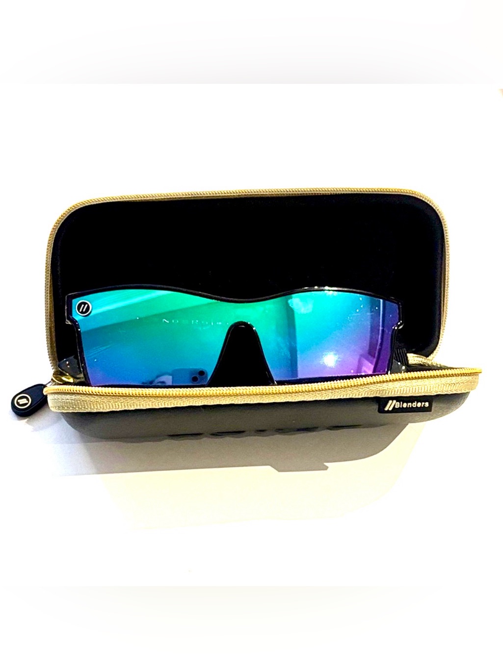 Blenders Blue And Black Men's Sunglasses